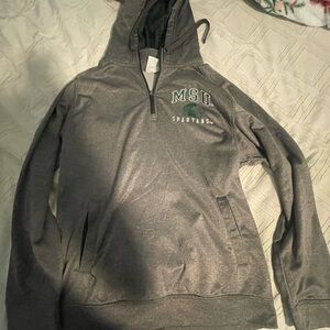 Michigan state 1/4 zip hoodie